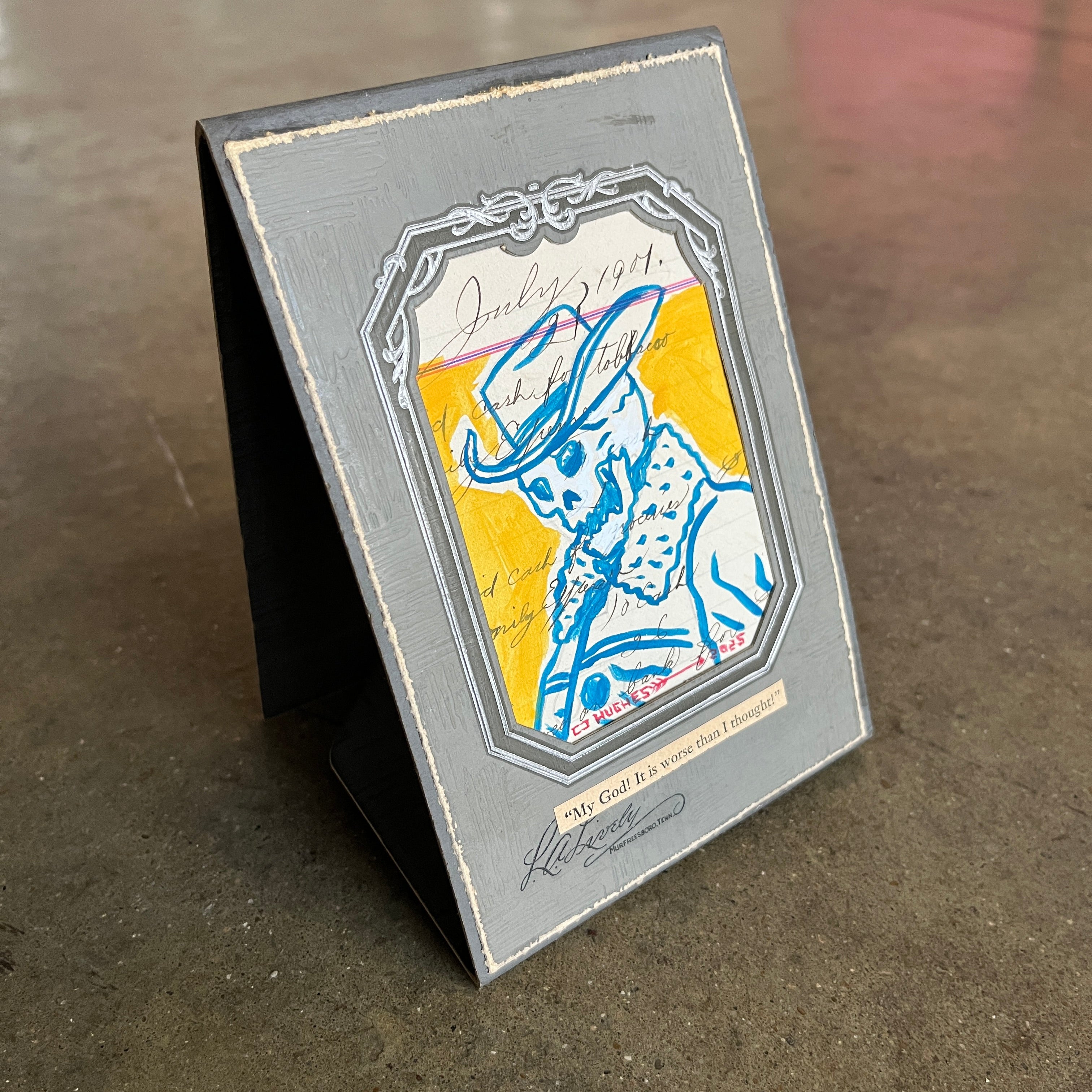 My God, It is worse than I thought! - Original watercolor