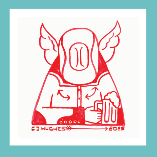 Drunken Angel - Blaze Foley Folk Art Print