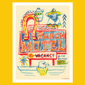 Ranch Motel Art Print