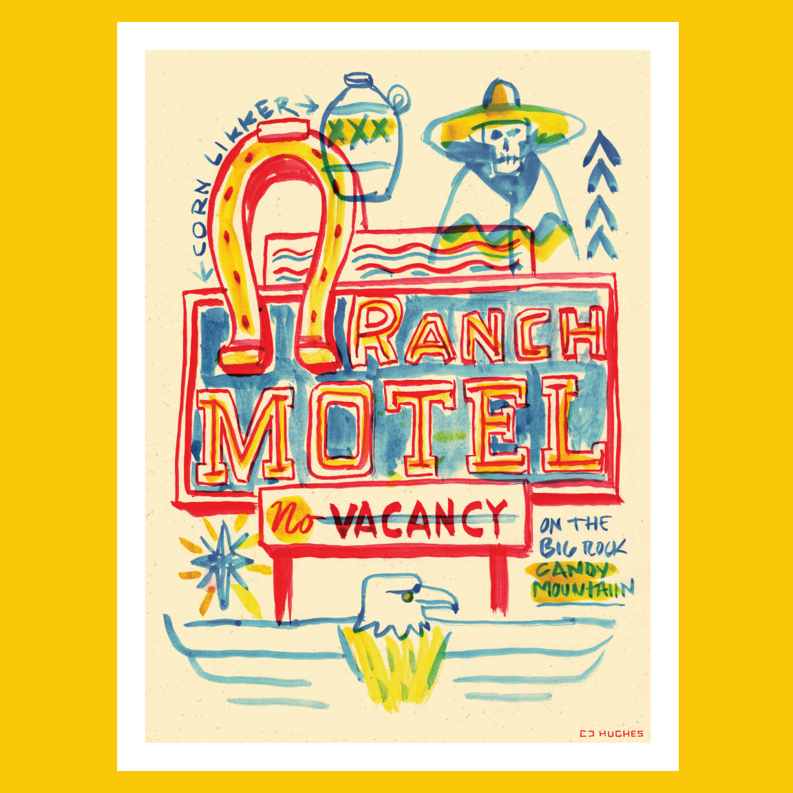 Ranch Motel Art Print