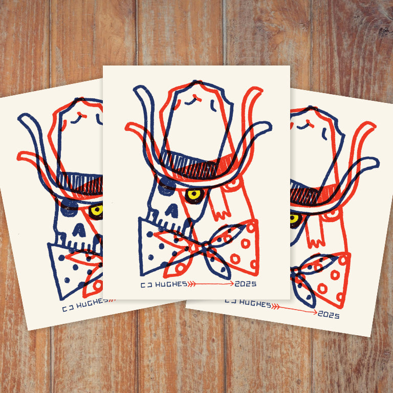 Monthly Western Inspired Print club by CJ Hughes